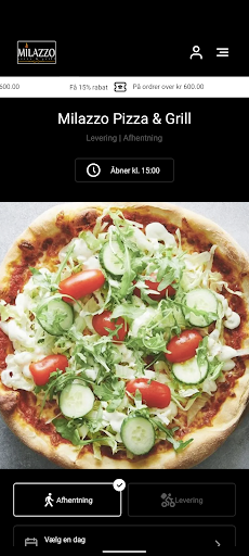 Android application Milazzo Pizza & Grill screenshort