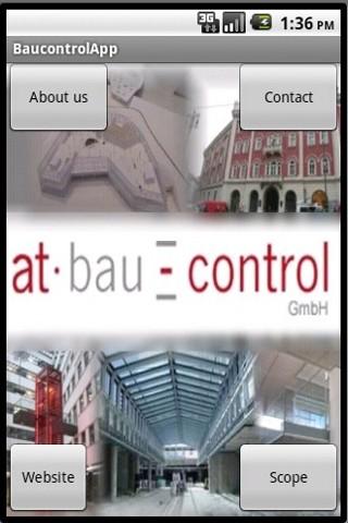 Android application at bau-control Info-App screenshort