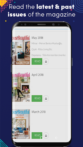 Android application House Beautiful Turkiye screenshort