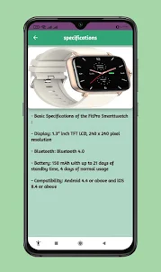fitpro smart watch Guide