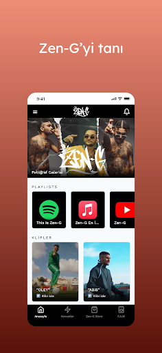 Android application Zen-G screenshort