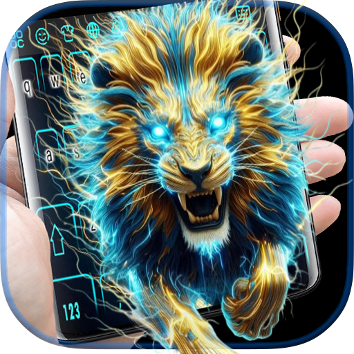 Lightning lion king Keyboard logo