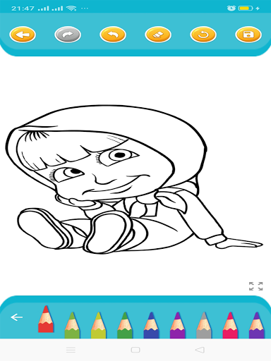coloring book for maasha
