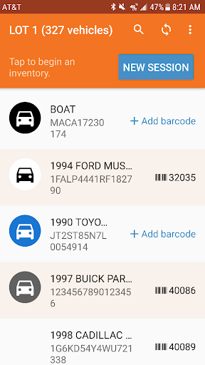 Android application LotManager screenshort