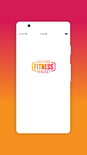 Android application Heritage Fitness Project screenshort