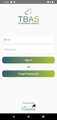 Android application TBAS screenshort