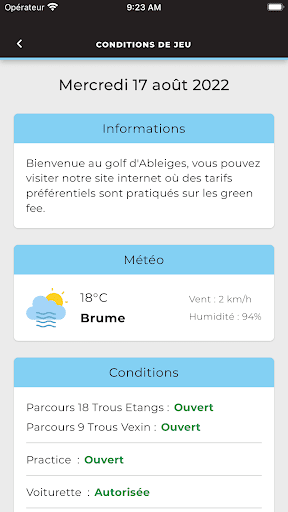 Golf dAbleiges Screen 3