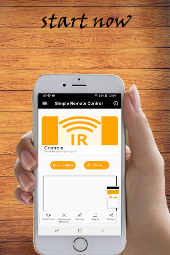 Remote for sharpTV Screen 2