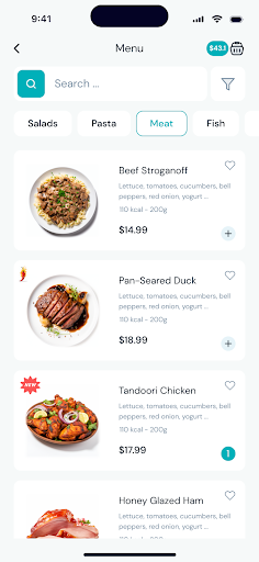 DineHub - Food Delivery Screen 2