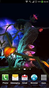 Alien Jungle 3D Live Wallpaper Screenshot