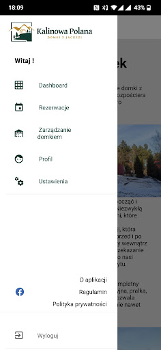 Android application Kalinowa Polana screenshort