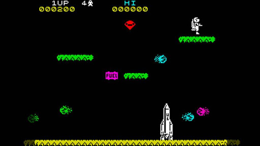 Android application Jet Pac Returns screenshort