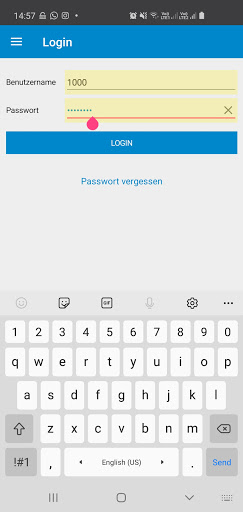 Android application ProCom screenshort