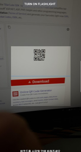 GS1 Scanner Screen 2