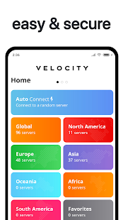 Velocity VPN - ไม่ จำกัด ฟรี!