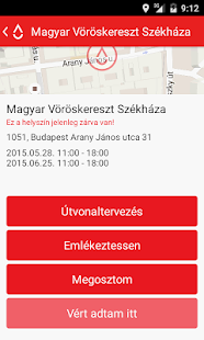 Véradás – Vöröskereszt Screenshot