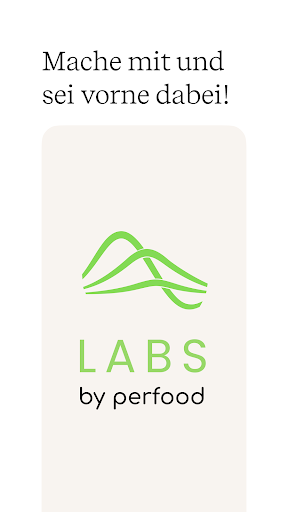 Android application Perfood Labs screenshort