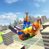 Super Spider Flying Hero Amazing City Battle Game icon