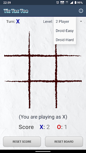 Tic Tac Toe Screen 2