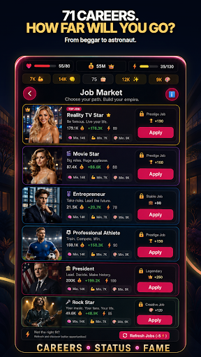 CareerClicker: Life Simulator Android Game Screenshot 2