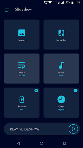 Android application Gallery Slideshow screenshort