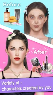 تحميل لعبة 3D Makeup sims مهكرة اخر اصدار 2