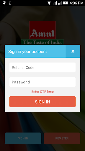 Android application Amul Cart screenshort