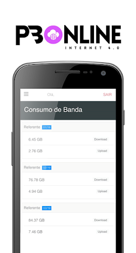 PBONLINE PROVEDOR Screen 2