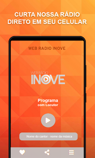 Android application Web Rádio Inove screenshort
