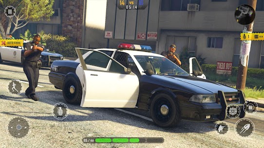 محاكاة سيارة شرطي: ألعاب شرطي 1