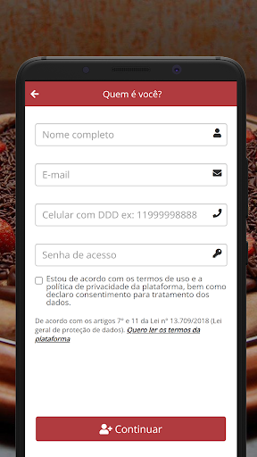 Pan Pizzas e Refeições Screen 3