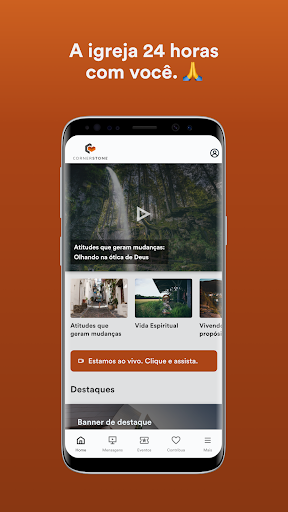 Android application Cornerstone screenshort