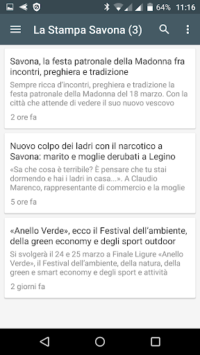 Savona notizie locali Screen 3