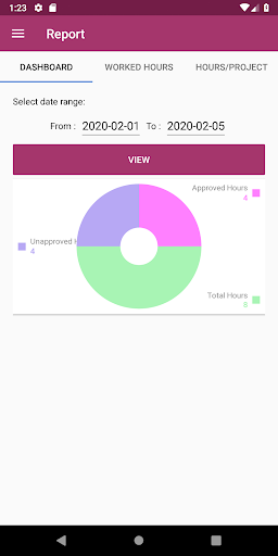 xTimesheet Screen 3
