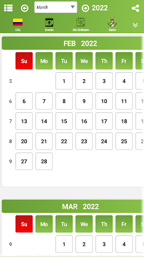 Calendario Bristol Mundial Screen 3