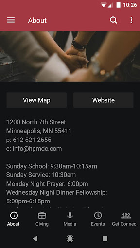Android application High Praise Ministries screenshort