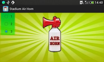screenshot of Air Horn: Vuvuzela Sounds