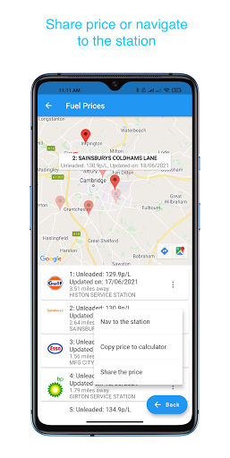 Fuel Prices UK Screen 2