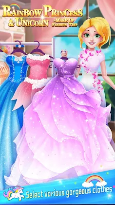 Rainbow Princess Makeup - Screenshot 2