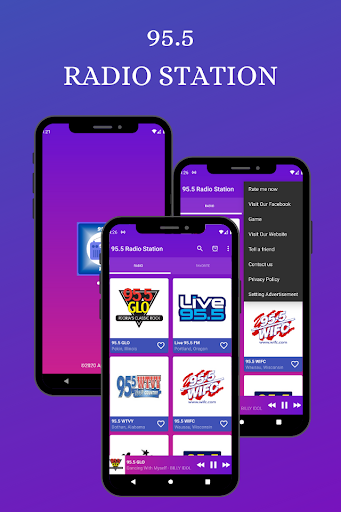 Android application 95.5 FM Radio Stations Online screenshort