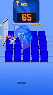 One Touch Dunk: Jeu de basket-ball d'arcade 2D screenshots apk mod 2