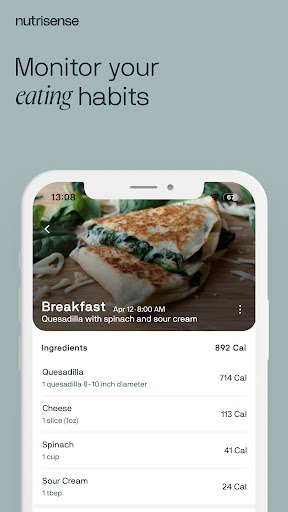 Screenshot of Nutrisense