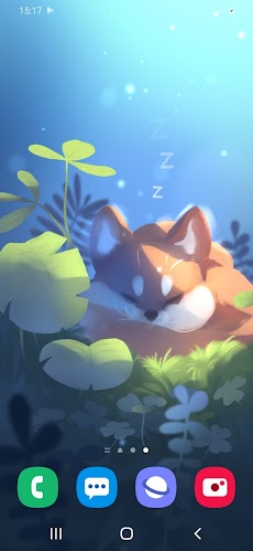 Sleepy Fox Live Wallpaperのおすすめ画像1