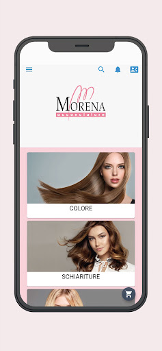 Android application Morena Acconciature screenshort