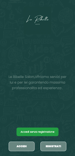Android application Le Ribelle Salon screenshort