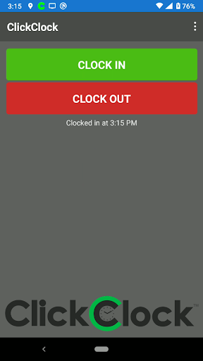 Android application ClickClock Mobile screenshort