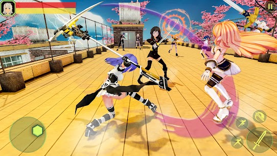 High School Girls-Anime Sword Fighting Games v2.3 MOD APK (Unlimited Money) Free For Android 4