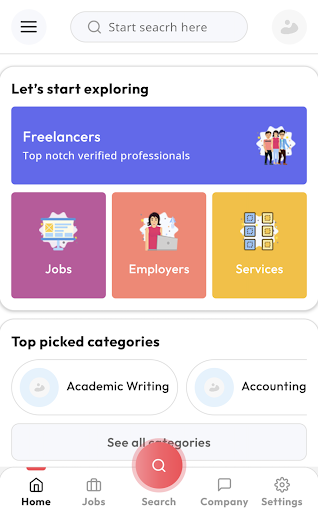 Android application kazitasks screenshort