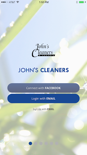 Android application John's Cleaners screenshort