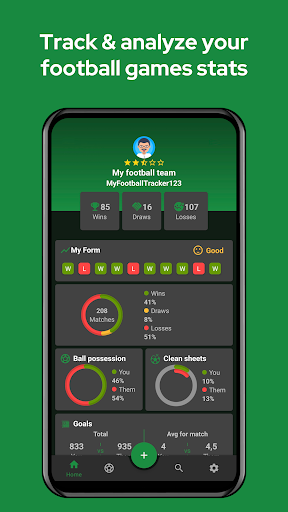 Android application My Football Tracker - FUT&more screenshort
